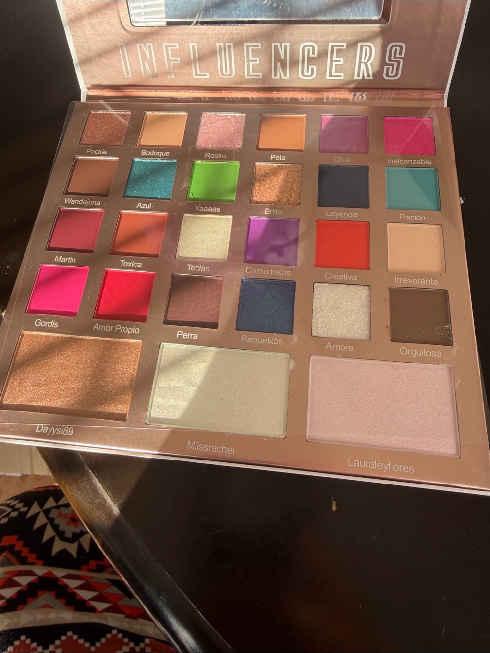 RV Cosmetics Influencers Palette - Neutral & Warm Tones